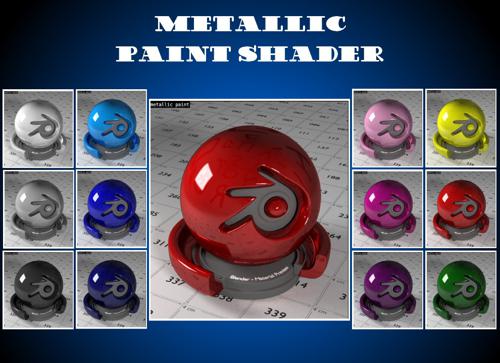 Metallic Paint Material for Cycles preview image